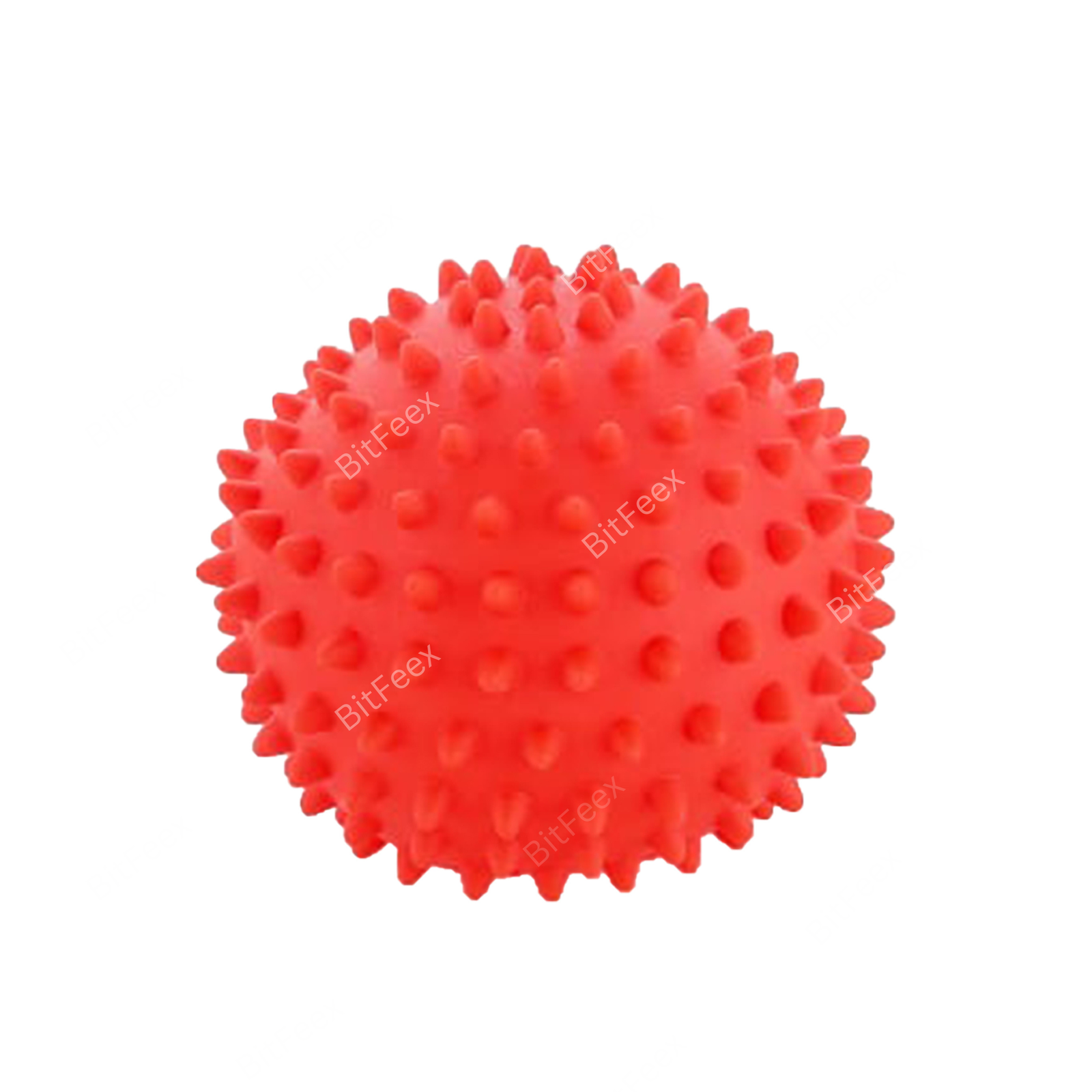 BitFeex Squeezy Round Shape Toy Soft Rubber, Chu Chu Sound, Fun Bath Time Toy for Kids 1+ Years, Color May Vary